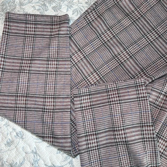 BBJ Los Angeles Women’s Plaid Trousers in Black and Tan XL - Picture 9 of 14